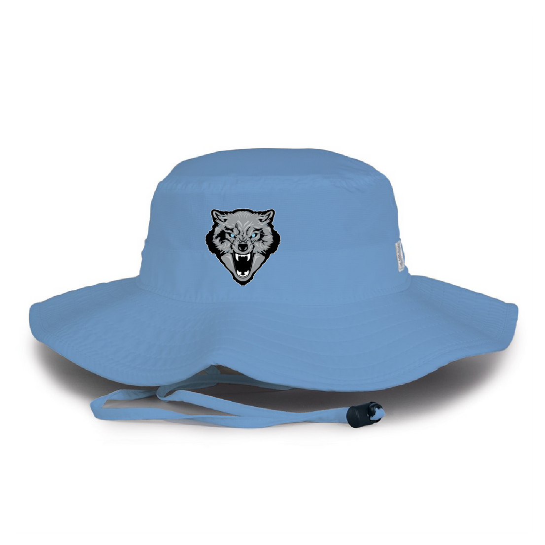 Wolfpack Wolf Logo Light Blue Bucket Hat