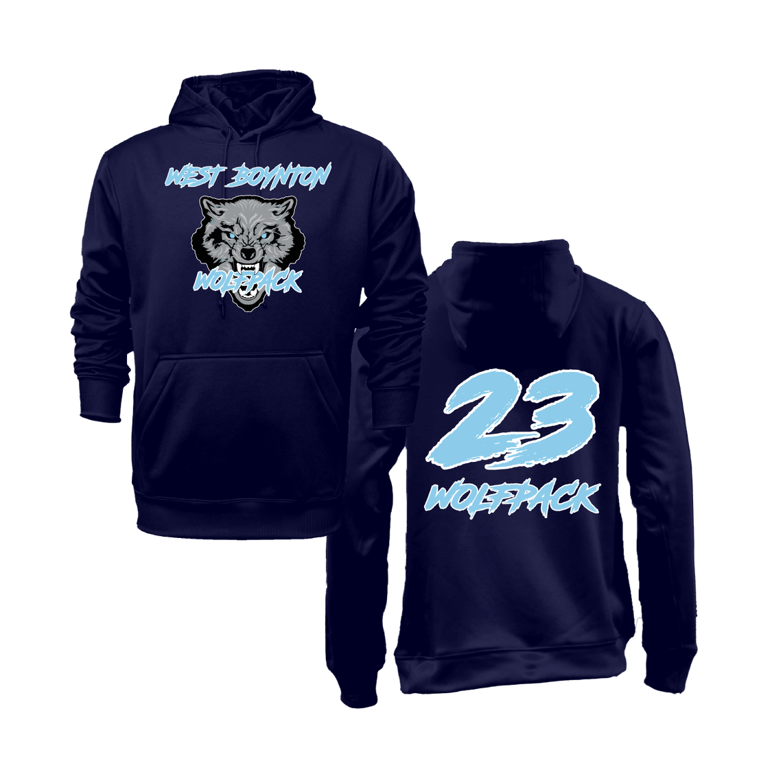 West Boynton Wolfpack Logo Sweatshirt Hoodie