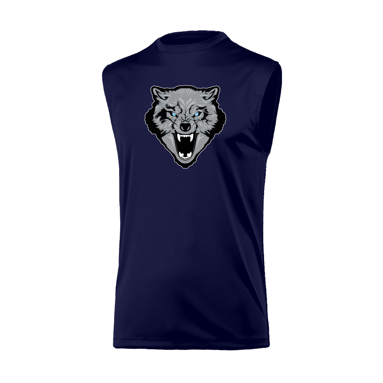 Wolfpack Wolf Logo Muscle Tank Top