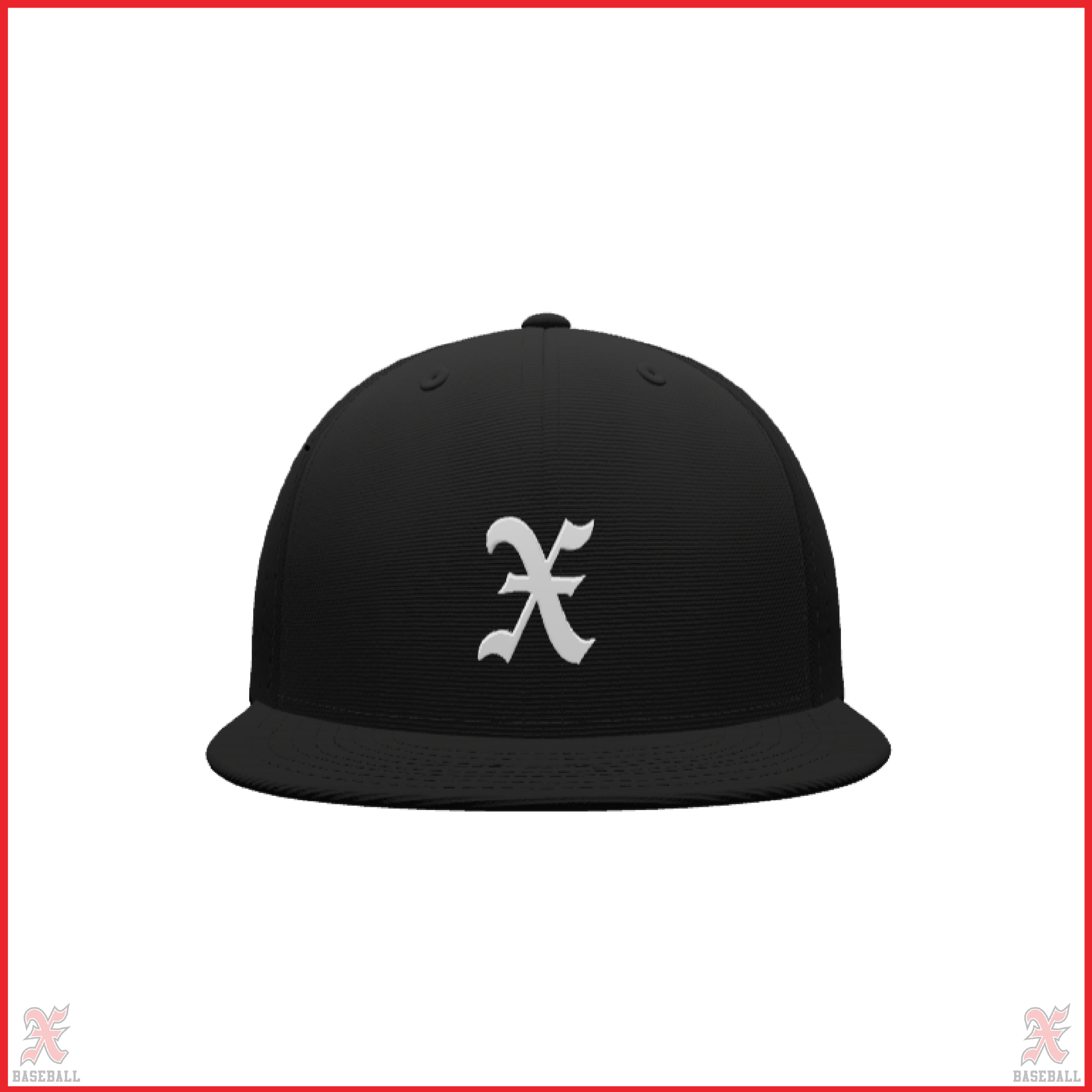 11U Black to Red Fade Button Down Set Fitted Hat (ORDERS OPEN UNTIL JULY 23RD)