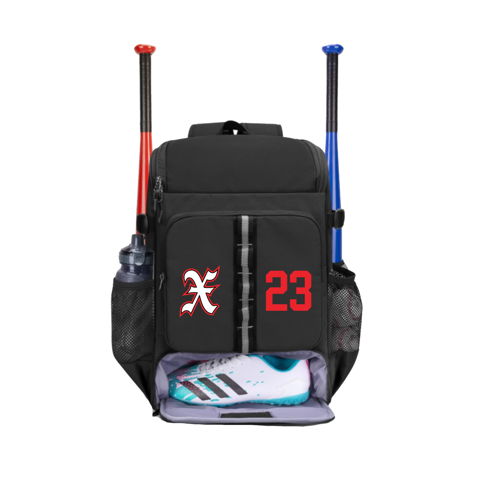 X Baseball Bat Bag Backpack