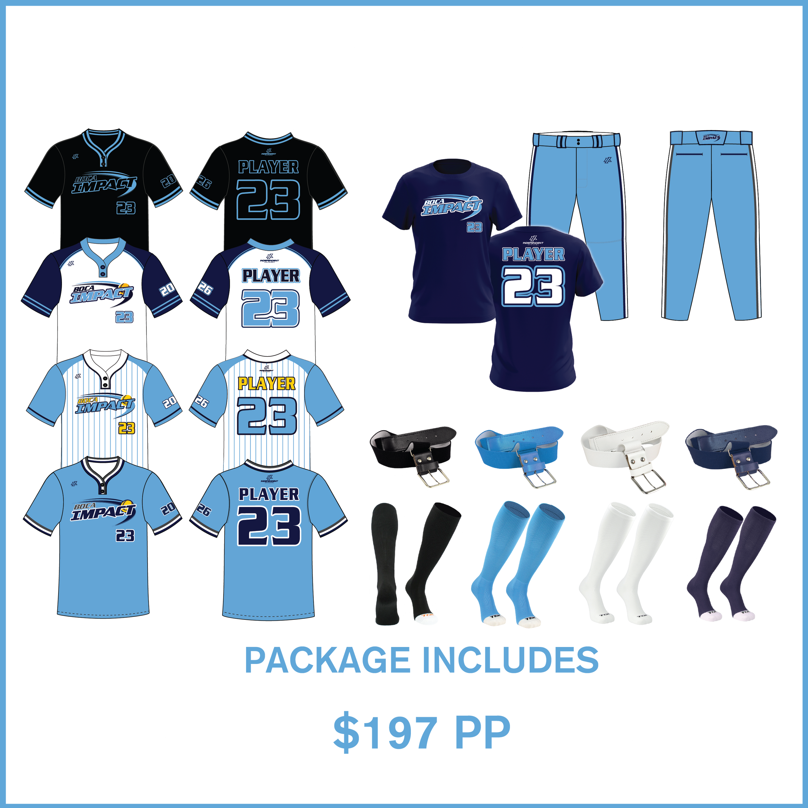 YU 12U Fall 2025 New Player Package