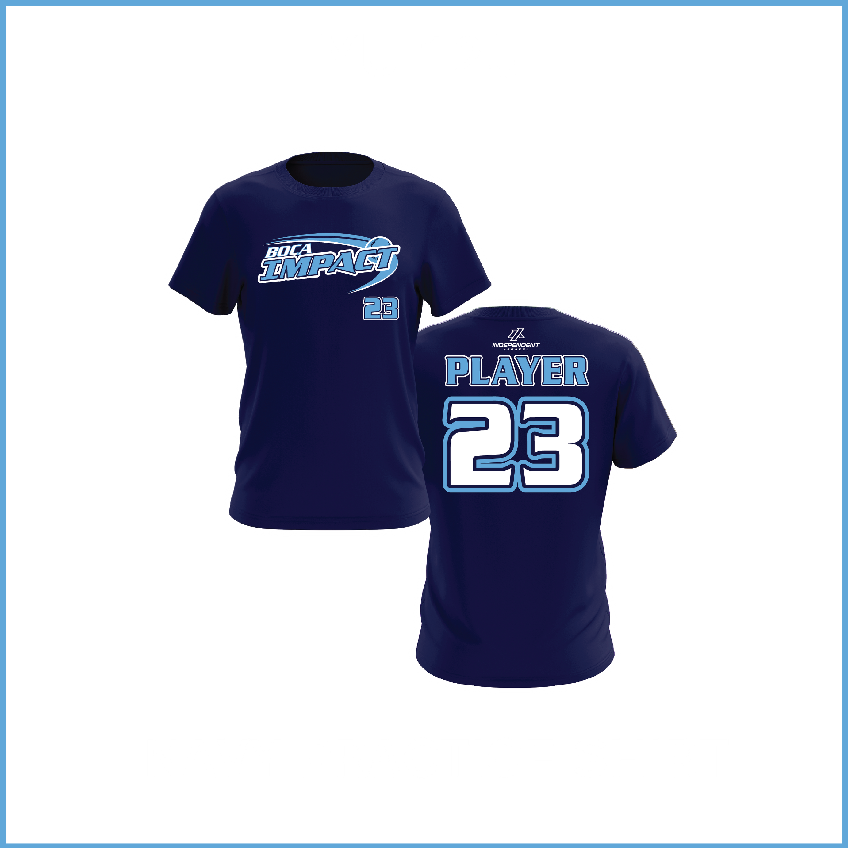 Yu 12U Navy Practice Shirt