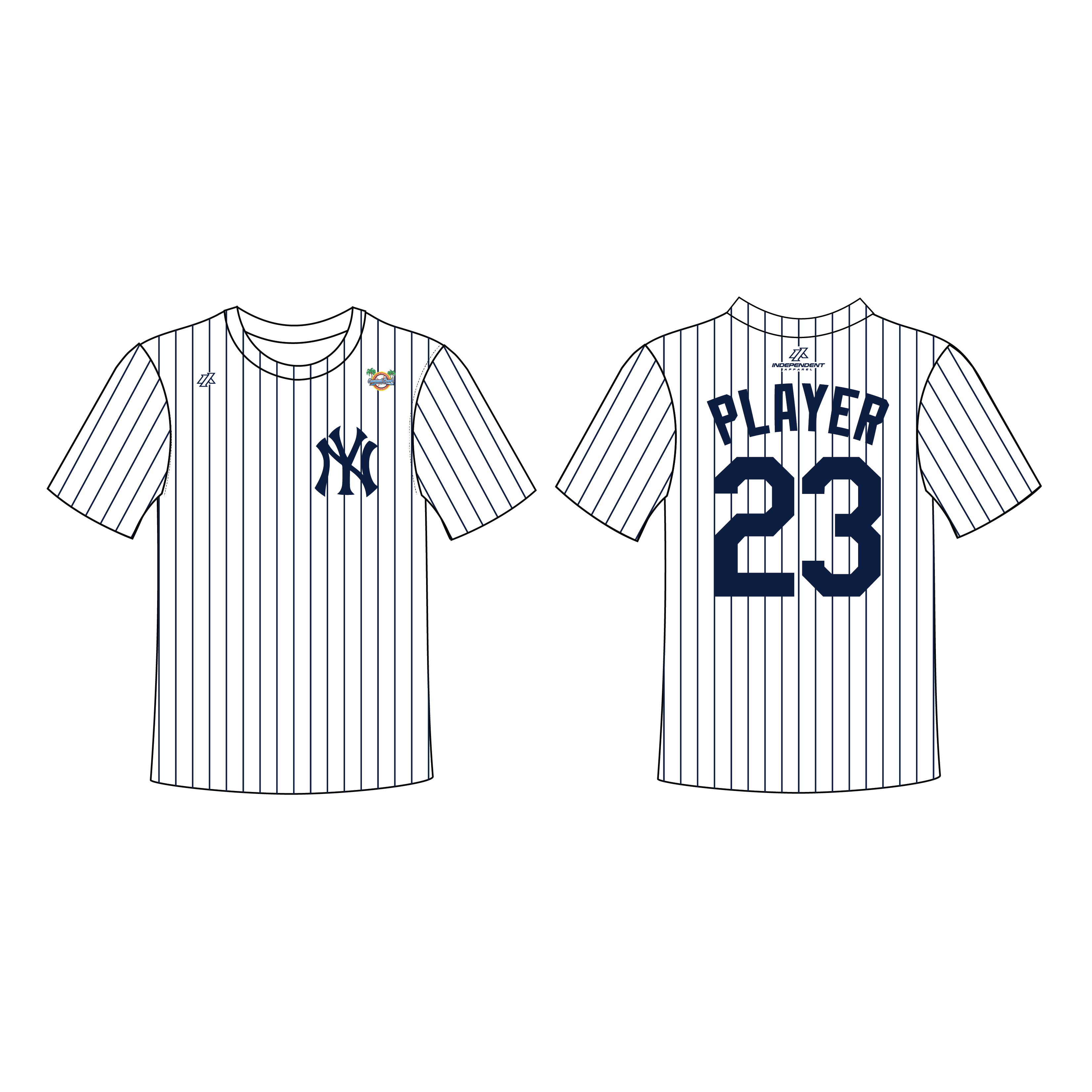 CCLL Yankees Custom Jersey (ORDERS END SEPT. 22ND)