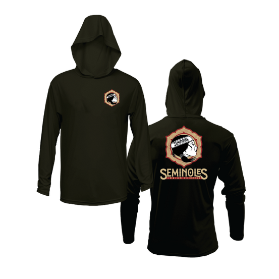 Seminoles Indian Princess Logo Lightweight Hoodie