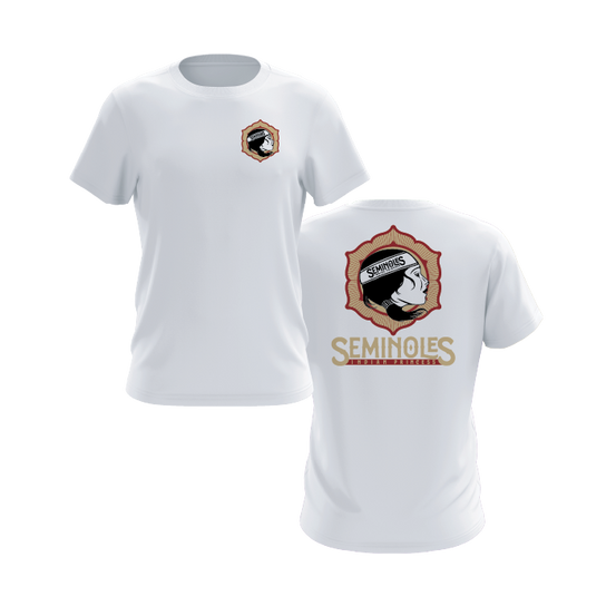 Seminoles Indian Princess Logo Short Sleeve Shirt