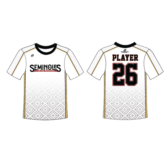 Seminoles Indian Princess White Jersey (3-4 WEEK TURNAROUND)