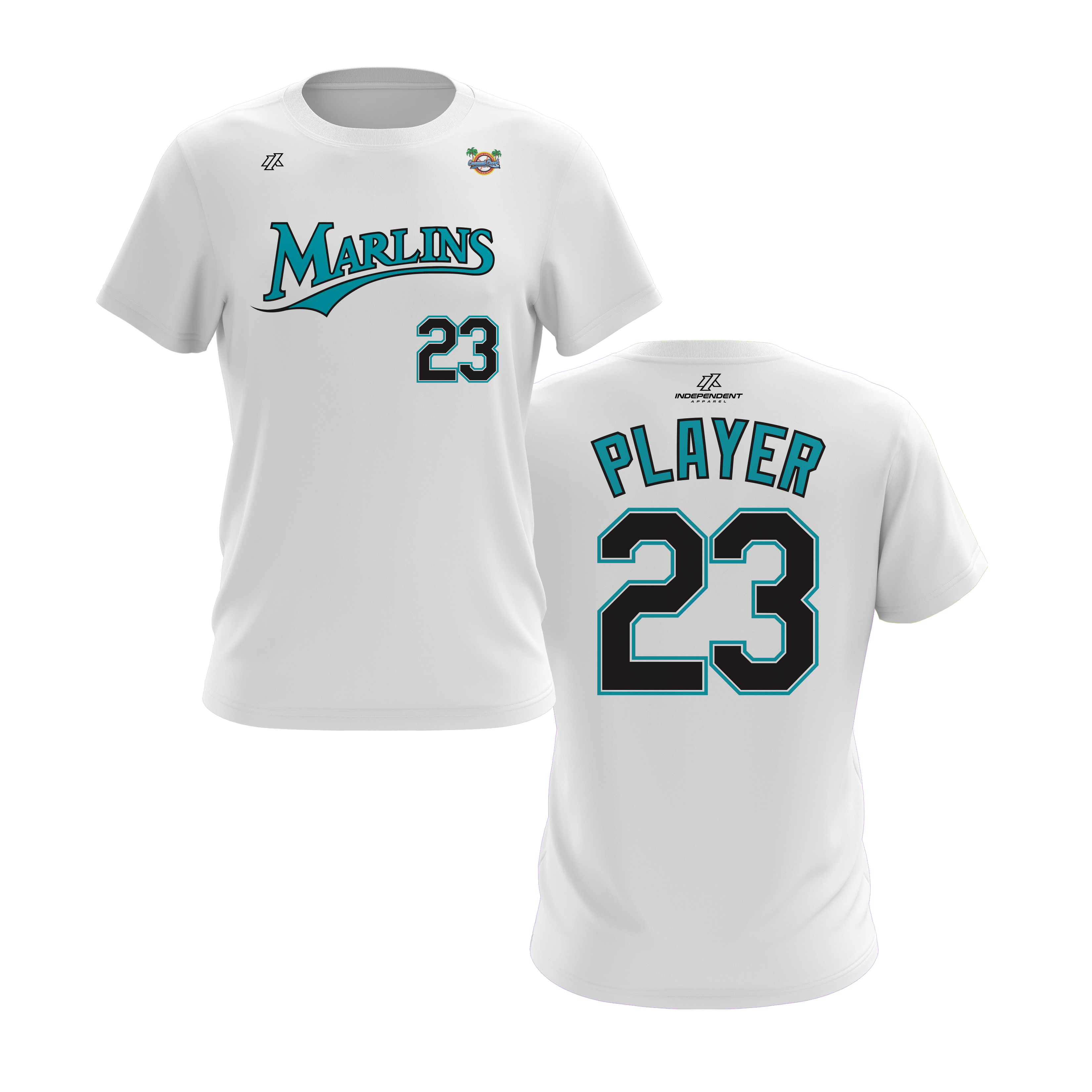 CCLL Marlins Logo Short Sleeve Shirt