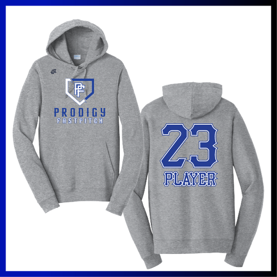 Prodigy Fastpitch Plate Logo Cotton/Poly Blend Sweatshirt Hoodie