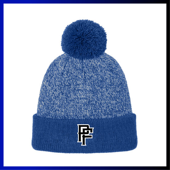 Prodigy Fastpitch "PF" Heather Pom Beanie