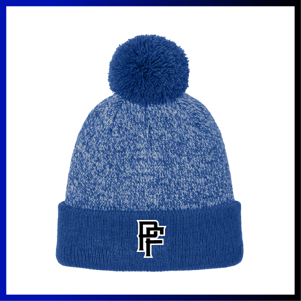 Prodigy Fastpitch "PF" Heather Pom Beanie