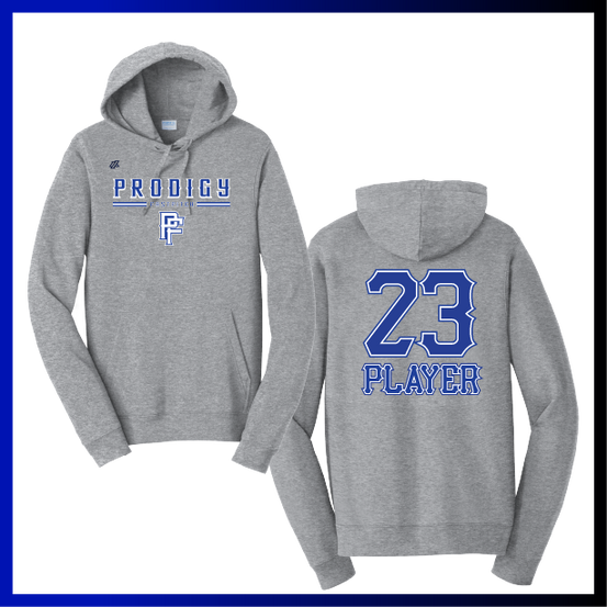 Prodigy Fastpitch Stacked Logo Cotton/Poly Blend Sweatshirt Hoodie