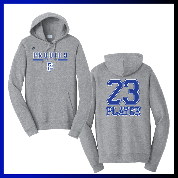 Prodigy Fastpitch Stacked Logo Cotton/Poly Blend Sweatshirt Hoodie