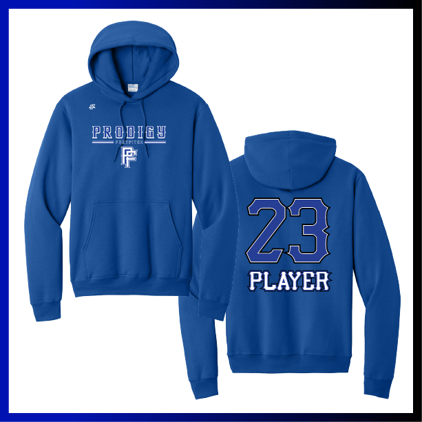 Prodigy Fastpitch Stacked Logo Cotton/Poly Blend Sweatshirt Hoodie