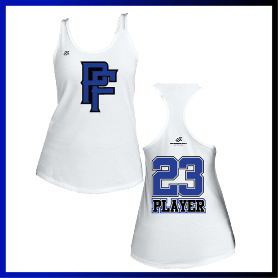 Prodigy Fastpitch "PF" Logo Women's Poly/Cotton Tank Top