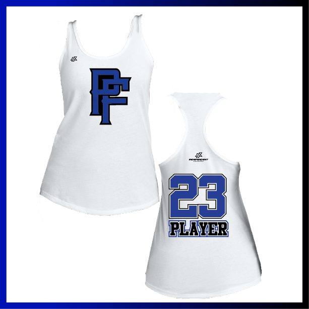 Prodigy Fastpitch "PF" Logo Women's Poly/Cotton Tank Top