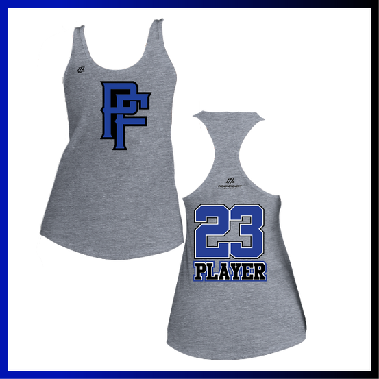 Prodigy Fastpitch "PF" Logo Women's Poly/Cotton Tank Top