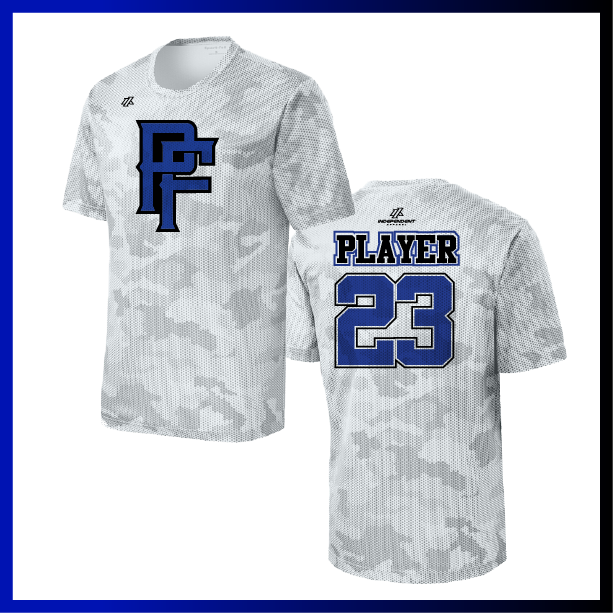 Prodigy Fastpitch "PF" Logo Hex Camo Short Sleeve Shirt