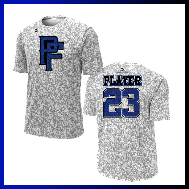 Prodigy Softball Digi Camo "PF" Logo Short Sleeve Shirt