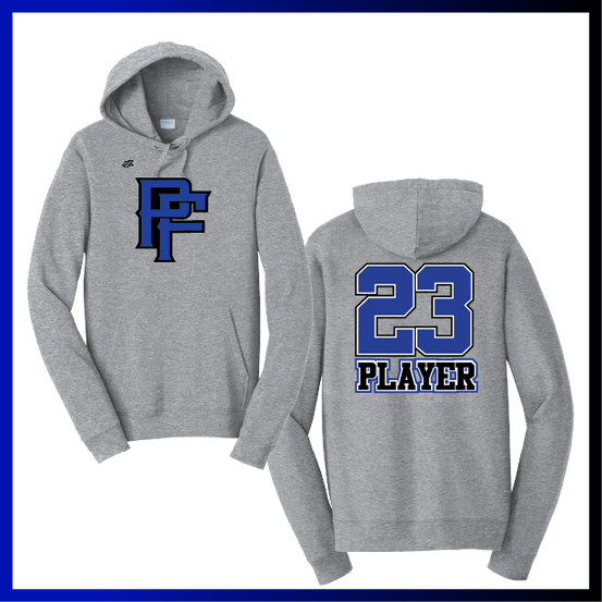 Prodigy Fastpitch "PF" Logo Cotton/Poly Blend Sweatshirt Hoodie