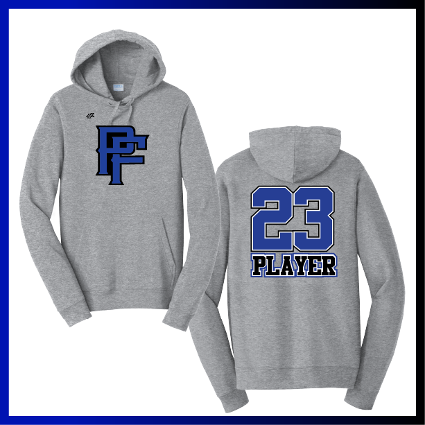 Prodigy Fastpitch "PF" Logo Cotton/Poly Blend Sweatshirt Hoodie