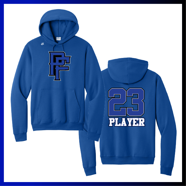 Prodigy Fastpitch "PF" Logo Cotton/Poly Blend Sweatshirt Hoodie