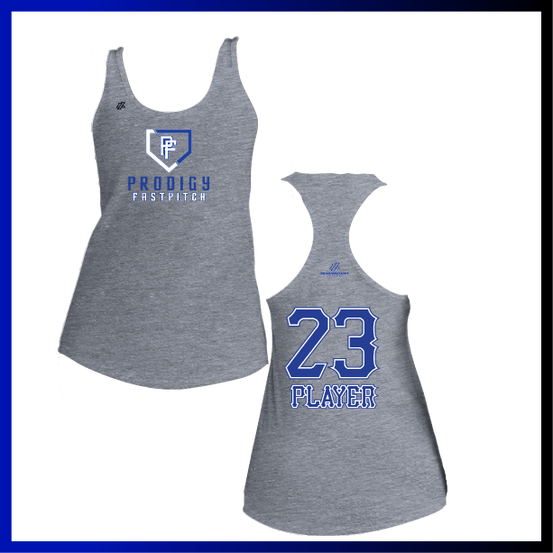 Prodigy Fastpitch Plate Logo Women's Poly/Cotton Tank Top