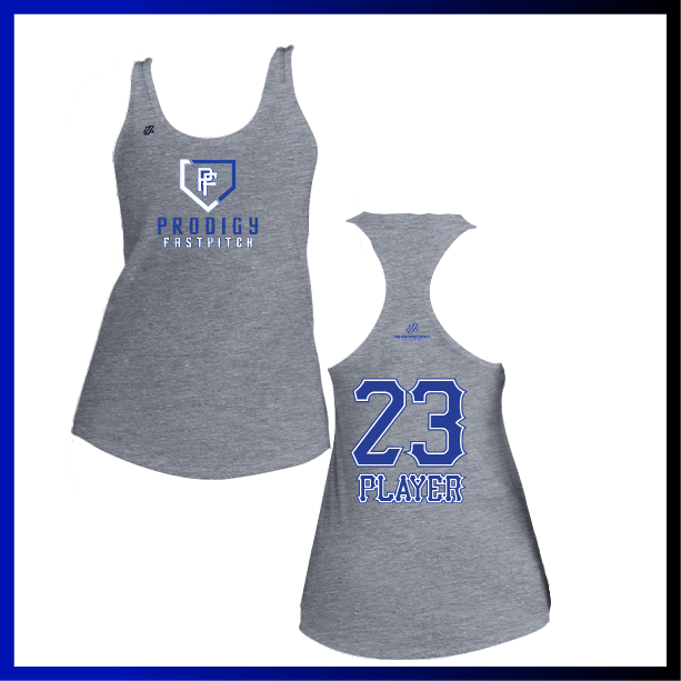 Prodigy Fastpitch Plate Logo Women's Poly/Cotton Tank Top