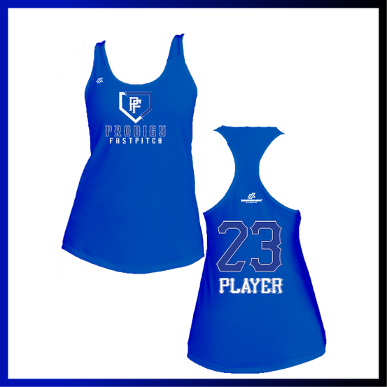 Prodigy Fastpitch Plate Logo Women's Poly/Cotton Tank Top