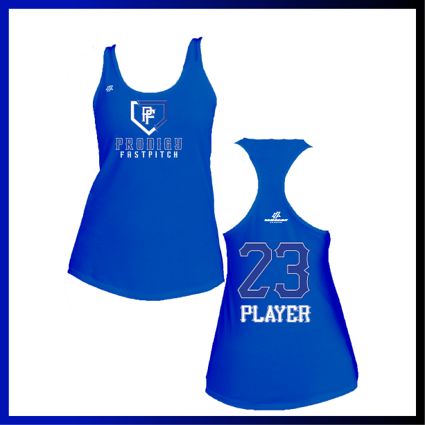 Prodigy Fastpitch Plate Logo Women's Poly/Cotton Tank Top