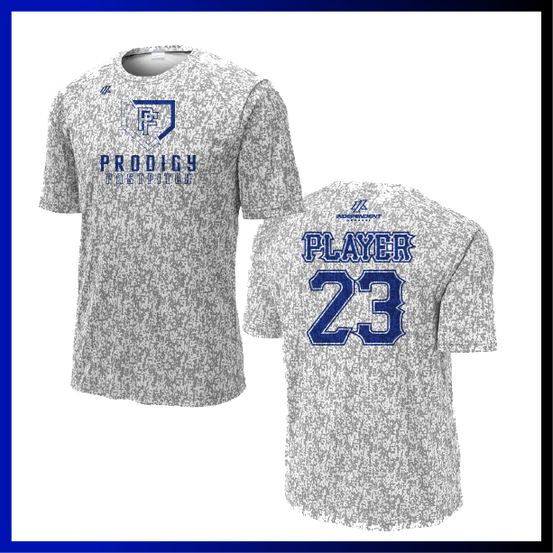 Prodigy Softball Digi Camo Plate Logo Short Sleeve Shirt