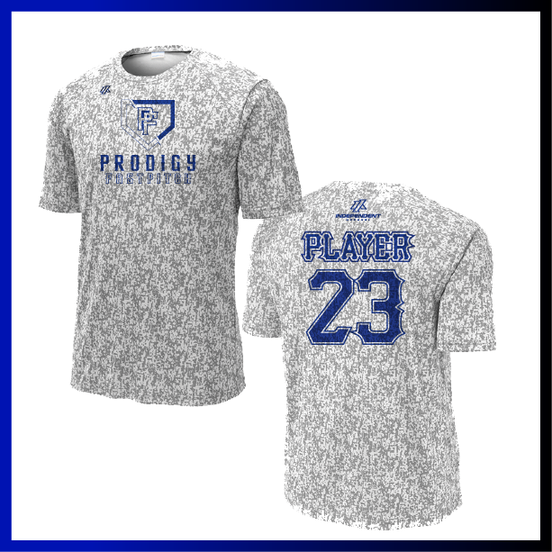 Prodigy Softball Digi Camo Plate Logo Short Sleeve Shirt