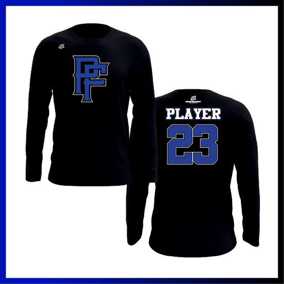 Prodigy Fastpitch "PF" Logo Long Sleeve Shirt