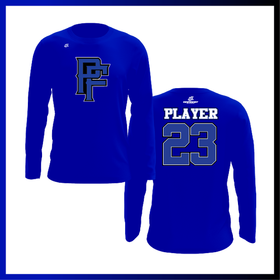 Prodigy Fastpitch "PF" Logo Long Sleeve Shirt