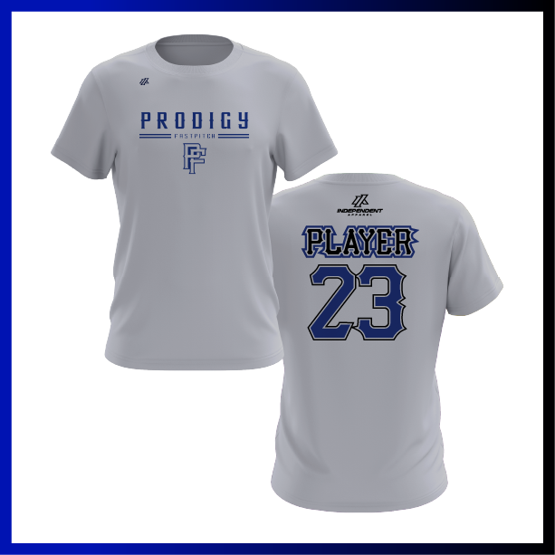 Prodigy Fastpitch Stacked Logo Short Sleeve Shirt