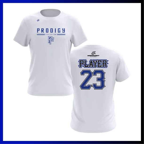Prodigy Fastpitch Stacked Logo Short Sleeve Shirt