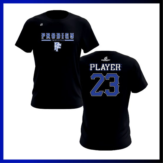 Prodigy Fastpitch Stacked Logo Short Sleeve Shirt