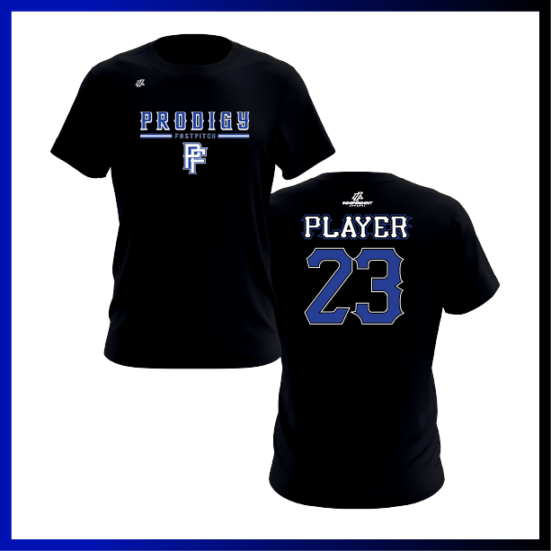 Prodigy Fastpitch Stacked Logo Short Sleeve Shirt