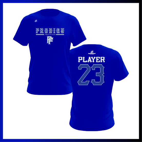 Prodigy Fastpitch Stacked Logo Short Sleeve Shirt