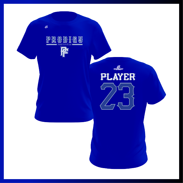Prodigy Fastpitch Stacked Logo Short Sleeve Shirt