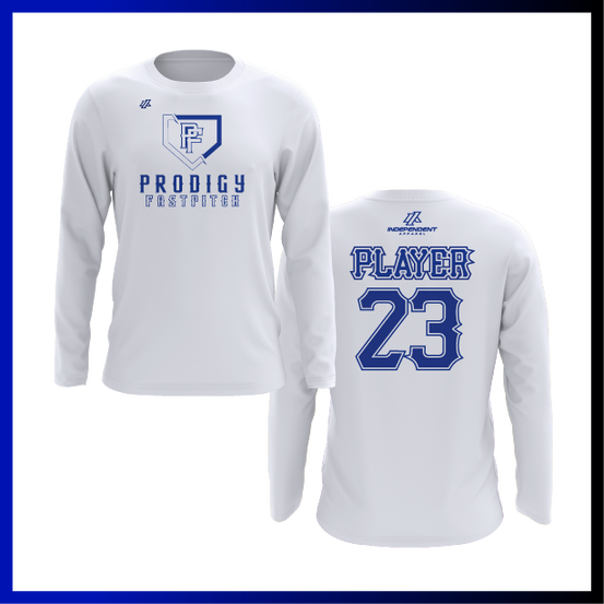 Prodigy Fastpitch Plate Logo Long Sleeve Shirt