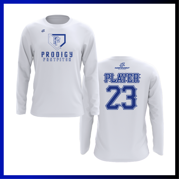 Prodigy Fastpitch Plate Logo Long Sleeve Shirt