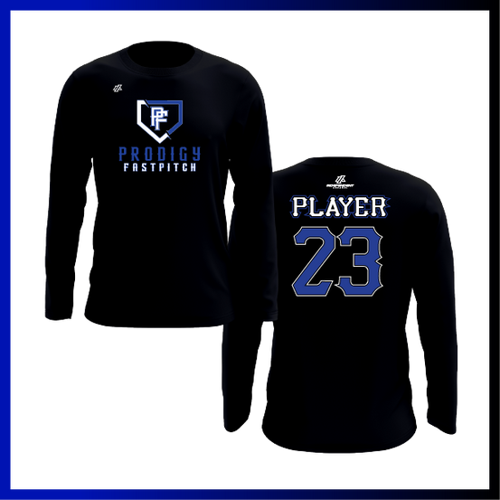 Prodigy Fastpitch Plate Logo Long Sleeve Shirt