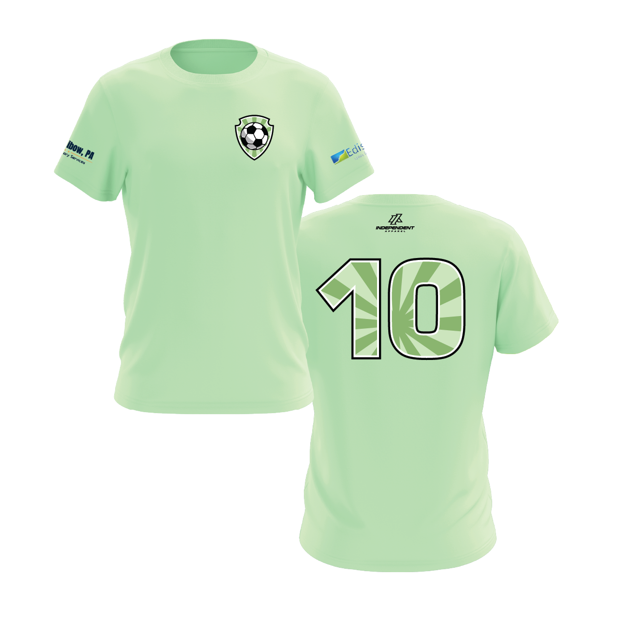 Soccer Shirt - Pastel Green